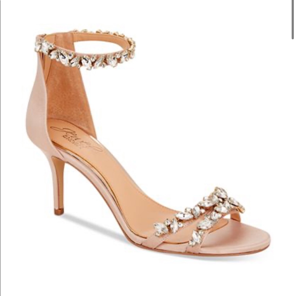 Jewel Badgley Mischka Caroline Embellished Ankle